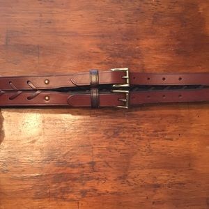 Ralph Lauren Double Leather Belt
